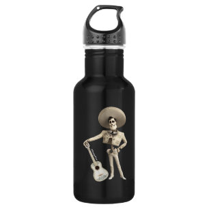 Disney Pixar Coco Ernesto Holding Guitar Stainless Steel Water Bottle