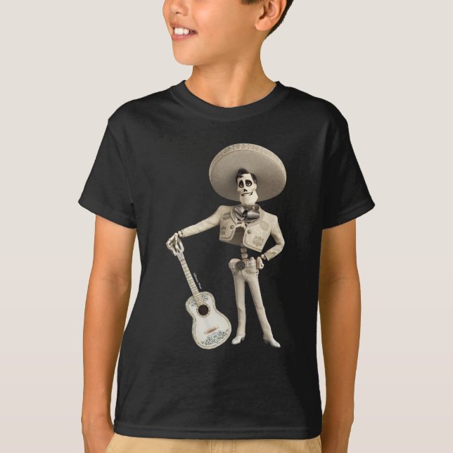 Disney Pixar Coco | Ernesto | Holding Guitar T-Shirt (Front)