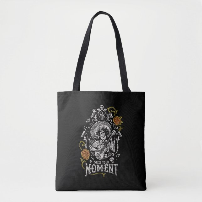 Disney Pixar Coco | Ernesto | Inspirational Quote Tote Bag (Front)