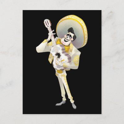 Disney Pixar Coco | Ernesto | Playing Guitar Postcard