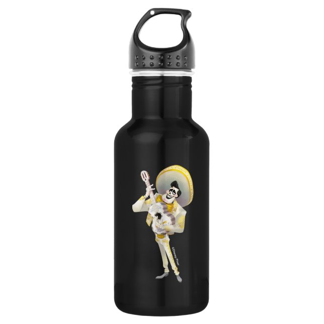 Disney Pixar Coco | Ernesto | Playing Guitar Water Bottle (Front)