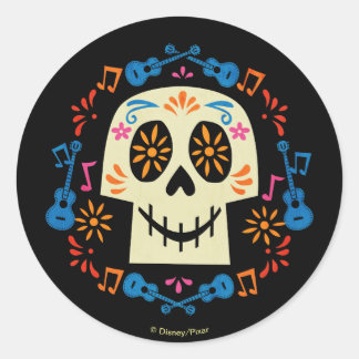 Disney Pixar Coco | Gothic Sugar Skull Classic Round Sticker