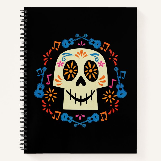 Disney Pixar Coco | Gothic Sugar Skull Notebook (Front)