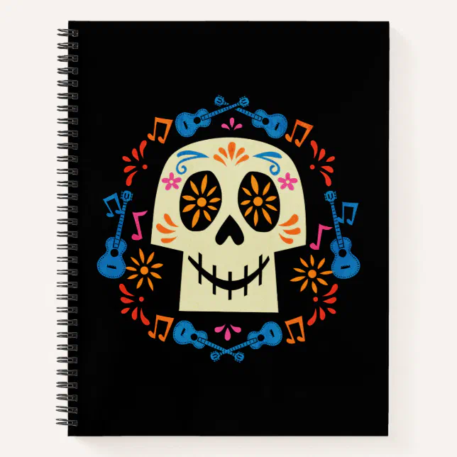 Coco Note Book Disney Pixar Coco | Gothic Sugar Skull Notebook | Zazzle