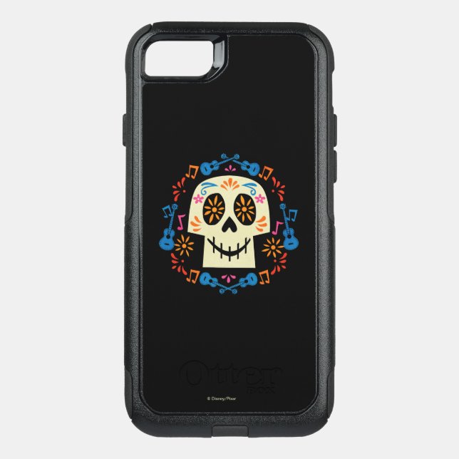 Disney Pixar Coco | Gothic Sugar Skull Otterbox iPhone Case (Back)