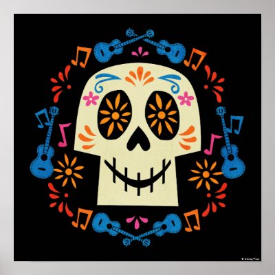 Disney Pixar Coco | Gothic Sugar Skull Poster