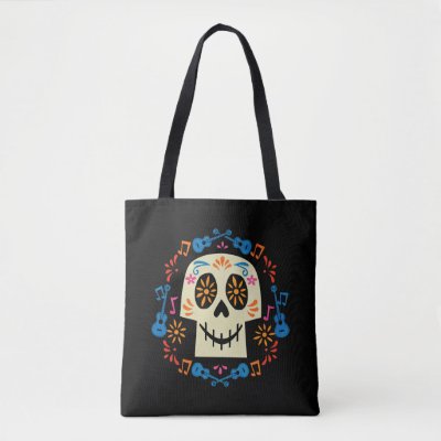 Disney Pixar Coco | Gothic Sugar Skull Tote Bag