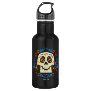 Disney Pixar Coco Gothic Sugar Skull Water Bottle