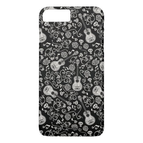 Disney Pixar Coco  Guitar  Rose Pattern iPhone 8 Plus7 Plus Case