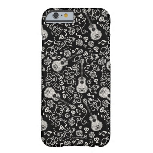 Disney Pixar Coco  Guitar  Rose Pattern Barely There iPhone 6 Case