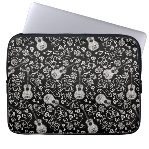 Disney Pixar Coco  Guitar  Rose Pattern Laptop Sleeve