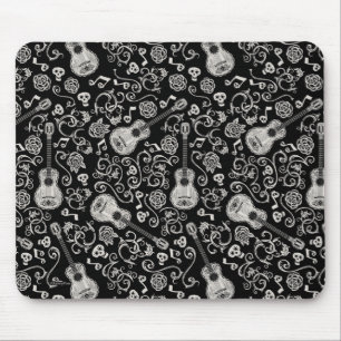 Disney Pixar Coco Guitar & Rose Pattern Mouse Pad