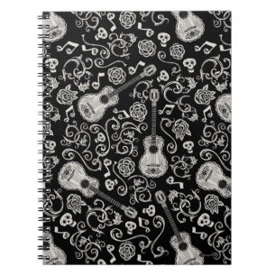 Disney Pixar Coco Guitar & Rose Pattern Notebook