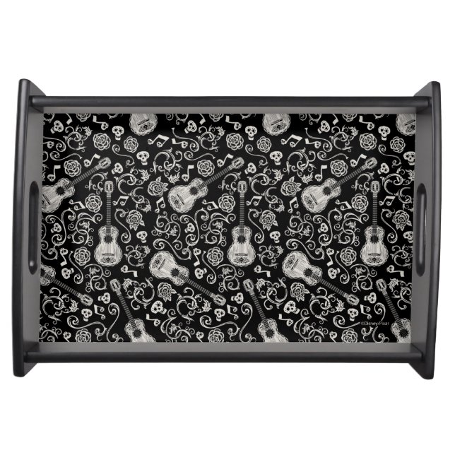 Disney Pixar Coco | Guitar & Rose Pattern Serving Tray (Front)