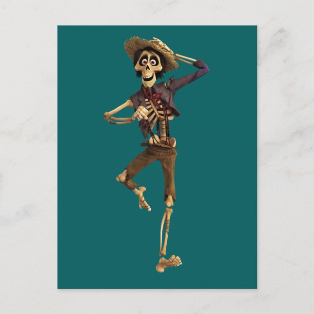 Disney Pixar Coco | Hector | Dancing Skeleton Postcard (Front)