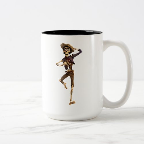 Disney Pixar Coco  Hector  Dancing Skeleton Two_Tone Coffee Mug