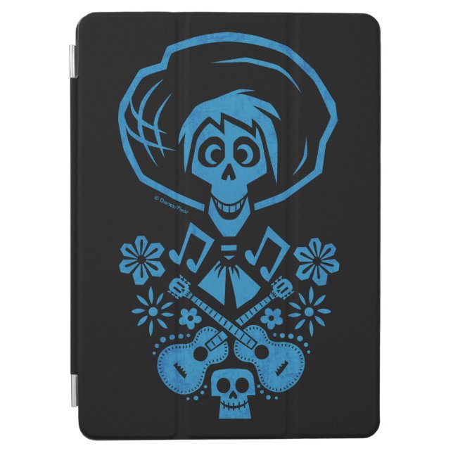 Disney Pixar Coco | Hector | Guitar Silhouette iPad Air Cover (Front)
