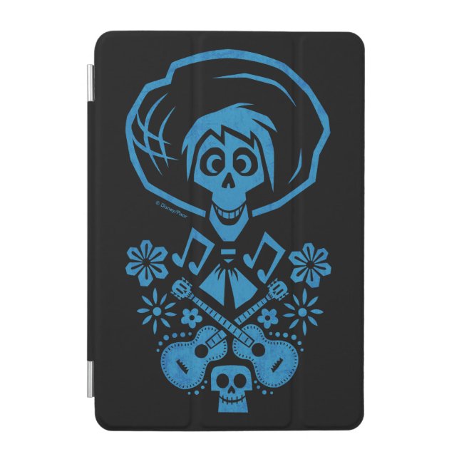 Disney Pixar Coco | Hector | Guitar Silhouette iPad Mini Cover (Front)