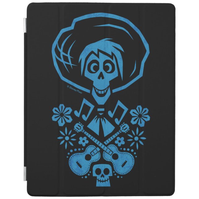 Disney Pixar Coco | Hector | Guitar Silhouette iPad Smart Cover (Front)