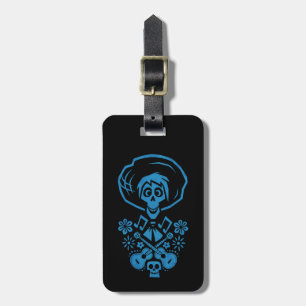 Disney Pixar Coco Hector Guitar Silhouette Luggage Tag
