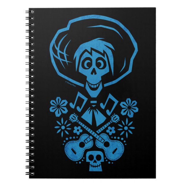 Disney Pixar Coco | Hector | Guitar Silhouette Notebook (Front)