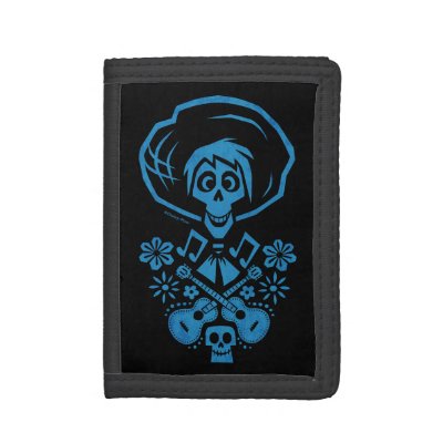 Disney Pixar Coco | Hector | Guitar Silhouette Tri-fold Wallet