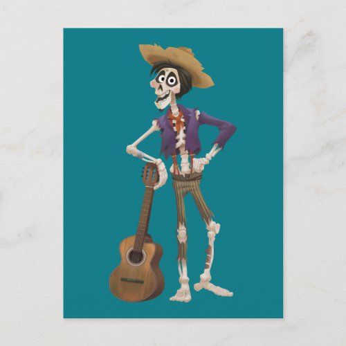 Disney Pixar Coco  Hector  Standing with Guitar Postcard