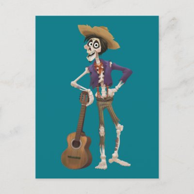 Disney Pixar Coco | Hector | Standing with Guitar Postcard