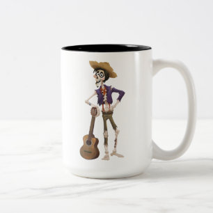 Disney Pixar Coco Hector Standing with Guitar Two-Tone Coffee Mug