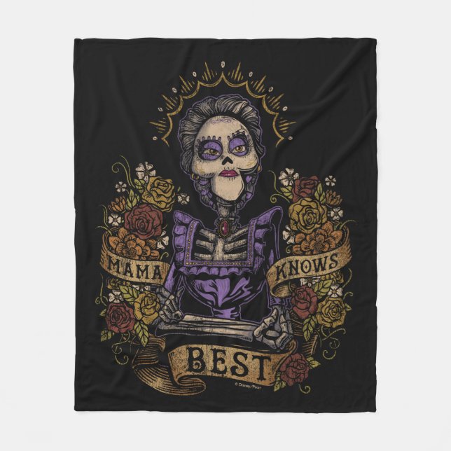 Disney Pixar Coco | Imelda | Mama Knows Best Fleece Blanket (Front)
