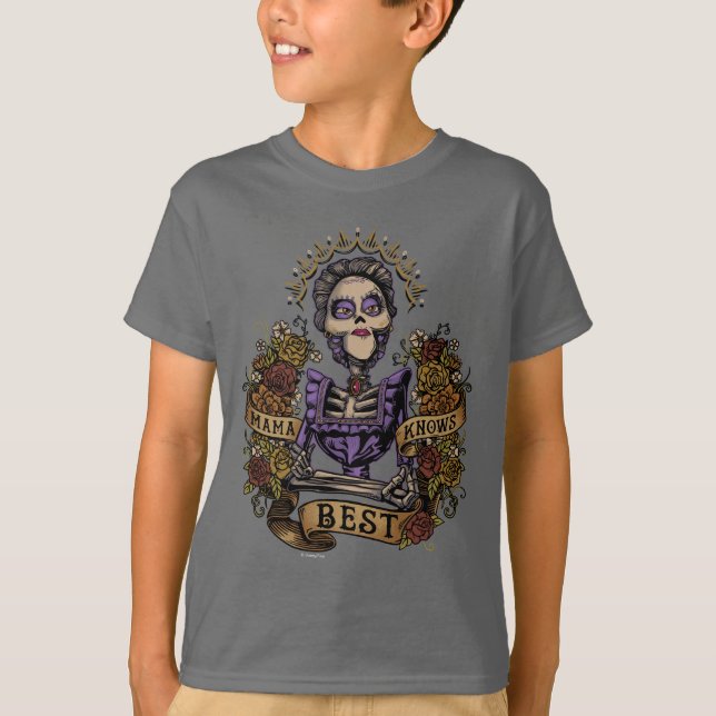 Disney Pixar Coco | Imelda | Mama Knows Best T-Shirt (Front)