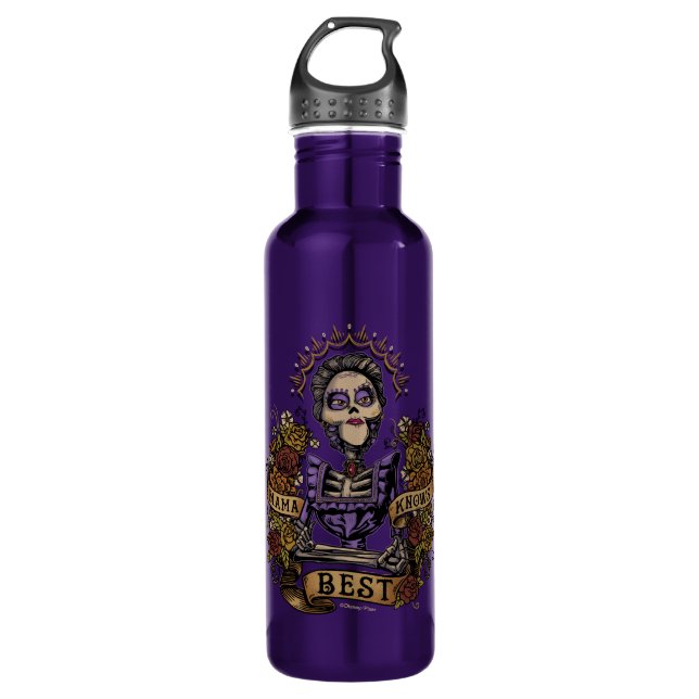 Disney Pixar Coco | Imelda | Mama Knows Best Water Bottle (Front)