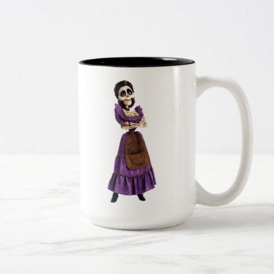 Disney Pixar Coco | Imelda | Skeleton Grandmother Two-Tone Coffee Mug