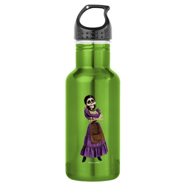 Disney Pixar Coco | Imelda | Skeleton Grandmother Water Bottle (Front)