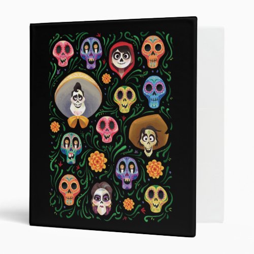 Disney Pixar Coco  Land of the Dead _ Sugar Skull Binder