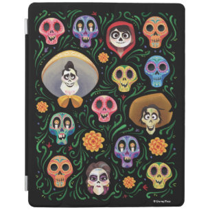 Disney Pixar Coco   Land of the Dead - Sugar Skull iPad Smart Cover