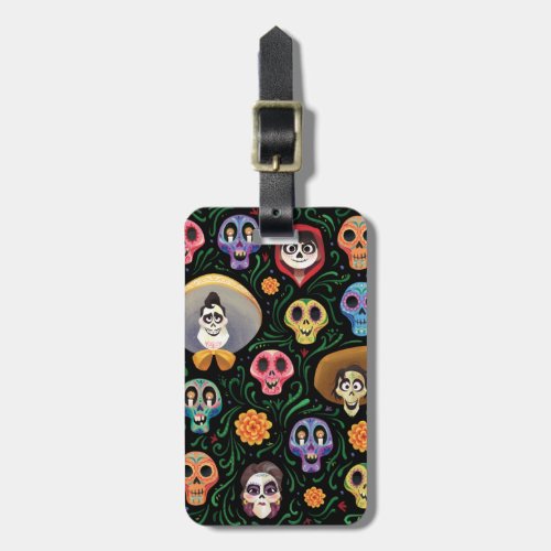 Disney Pixar Coco  Land of the Dead _ Sugar Skull Luggage Tag