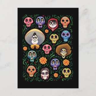 Disney Pixar Coco | Land of the Dead - Sugar Skull Postcard