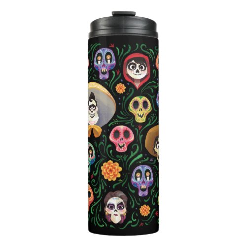 Disney Pixar Coco  Land of the Dead _ Sugar Skull Thermal Tumbler