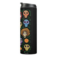 The Best Grinning Skull Tea Cup hot drink.' Travel Mug