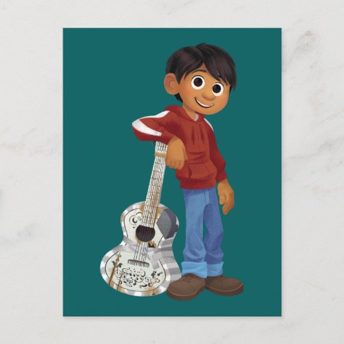 Disney Pixar Coco  Miguel  Cool Musician Postcard