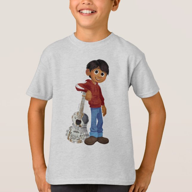 Disney Pixar Coco | Miguel | Cool Musician T-Shirt (Front)