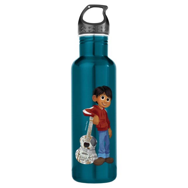 Disney Pixar Coco | Miguel | Cool Musician Water Bottle (Front)