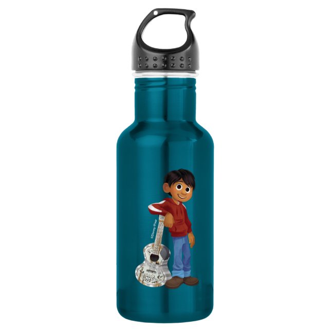 Disney Pixar Coco | Miguel | Cool Musician Water Bottle (Front)