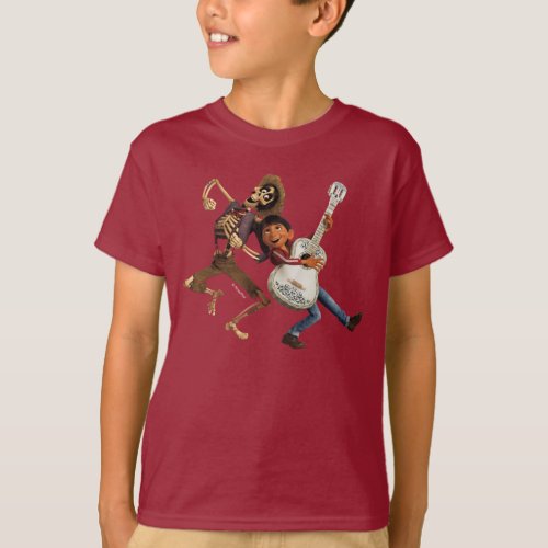 Disney Pixar Coco  Miguel  Dancing Friends T_Shirt