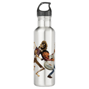Disney Pixar Coco Miguel Dancing Friends Water Bottle