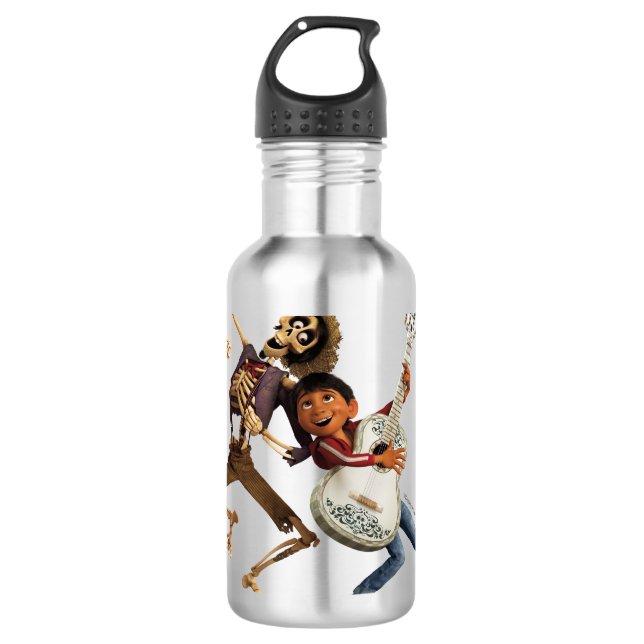 Disney Pixar Coco | Miguel | Dancing Friends Water Bottle (Front)