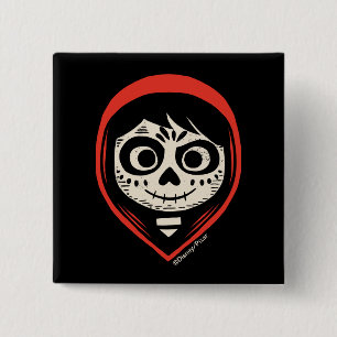 Disney Pixar Coco   Miguel  - Día de los Muertos Button