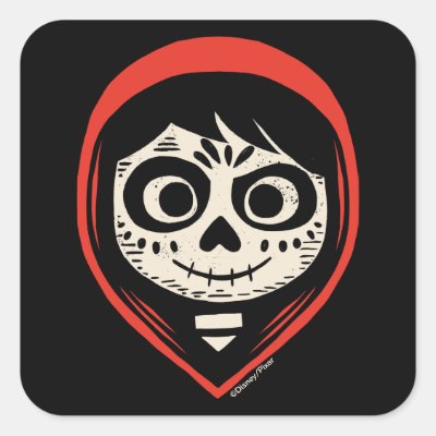 Disney Pixar Coco | Miguel  - Día de los Muertos Square Sticker