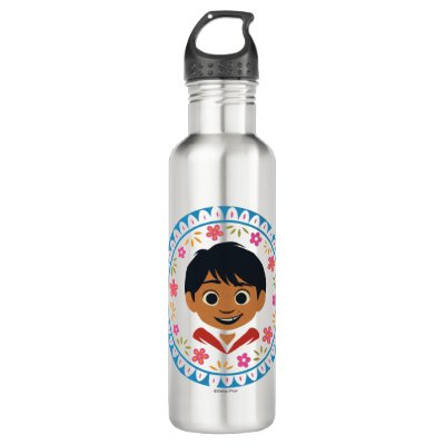Disney Pixar Coco | Miguel | Floral Graphic Stainless Steel Water Bottle